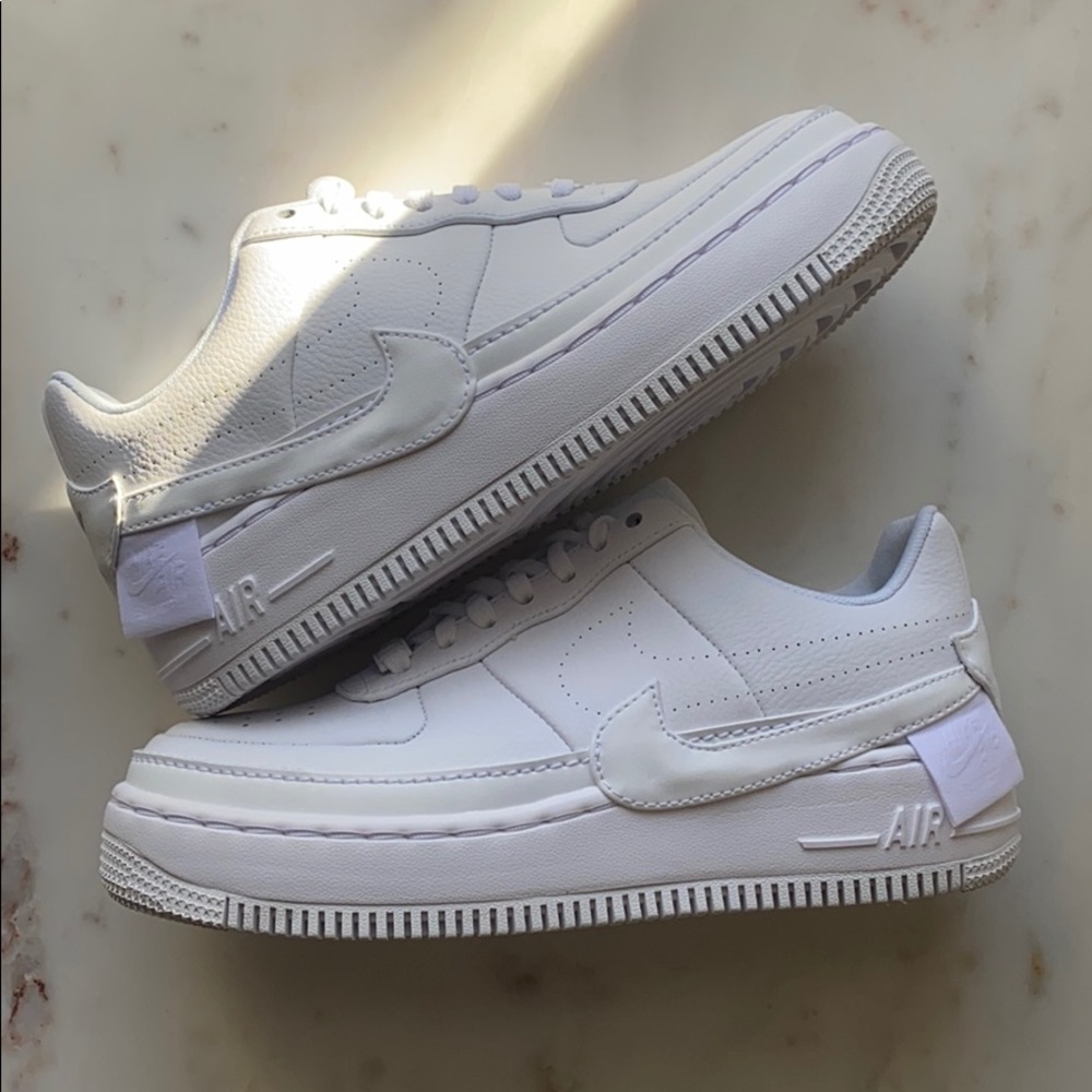 New Nike Air Force 1 jester xx triple white shoes - Picture 4 of 8